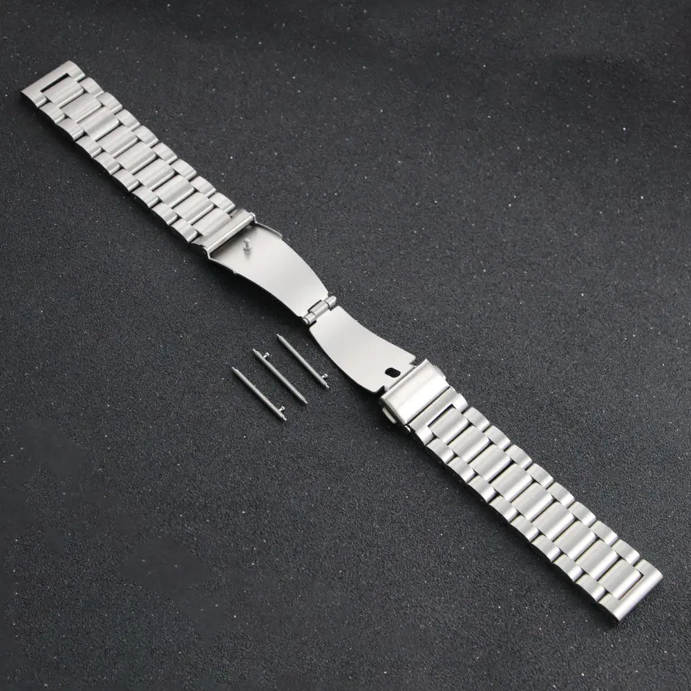 20mm 22mm Stainless Steel Strap for Samsung Galaxy Watch 7 6 5 4 5Pro 40/44mm 6 Classic 43mm 47mm Metal Band for Huawei GT5 4Pro