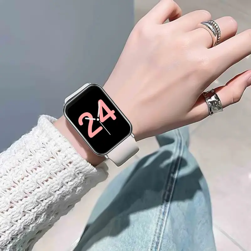 Silicone Band for Redmi Watch 5 4 Strap Smart Watch Accessories for Xiaomi Mi Band 8  9 Pro Strap Correa Replacement Bracelet