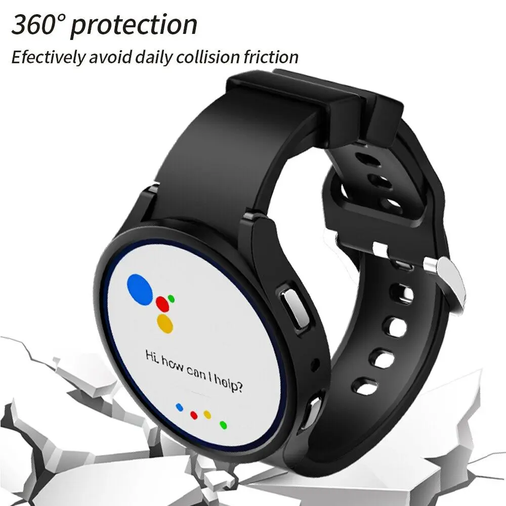 Case for Samsung Galaxy Watch 6 40mm 44mm PC Hard Hollow Frame Protective Bumper for Galaxy Watch 6 Classic 43mm 47mm Cover