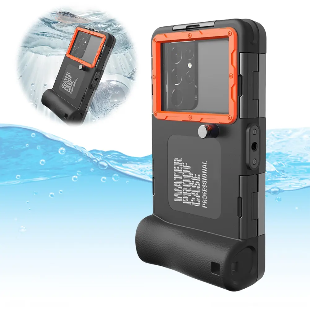 Underwater Phone Case Professional Scuba Dive Phone Case Universal Waterproof Cellphone Case for Underwater Photo Video Taking