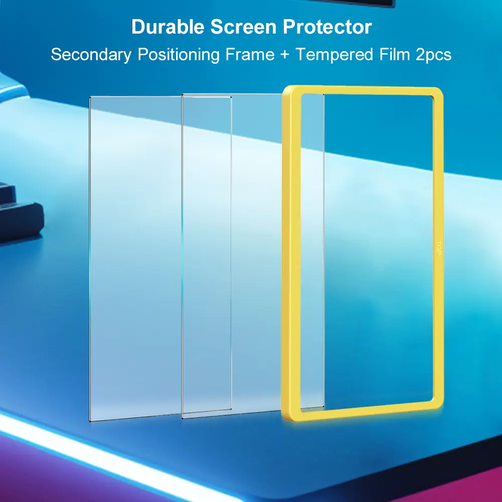 For Switch 2 Screen Tempered Film Impact Resistance Tempered Glass Protective Film with Alignment Tool for Switch 2 Accessories