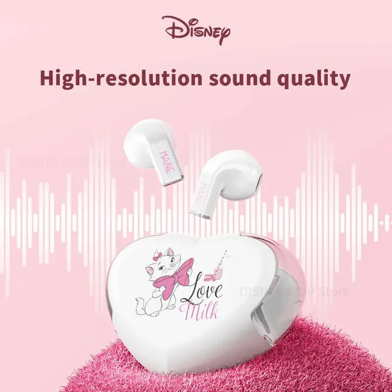 Disney Earphones Hot Zootopia Wireless Bluetooth Earbuds Smart Touch HD Call Low Latency Noise Reduction Music Headsets QS-T26