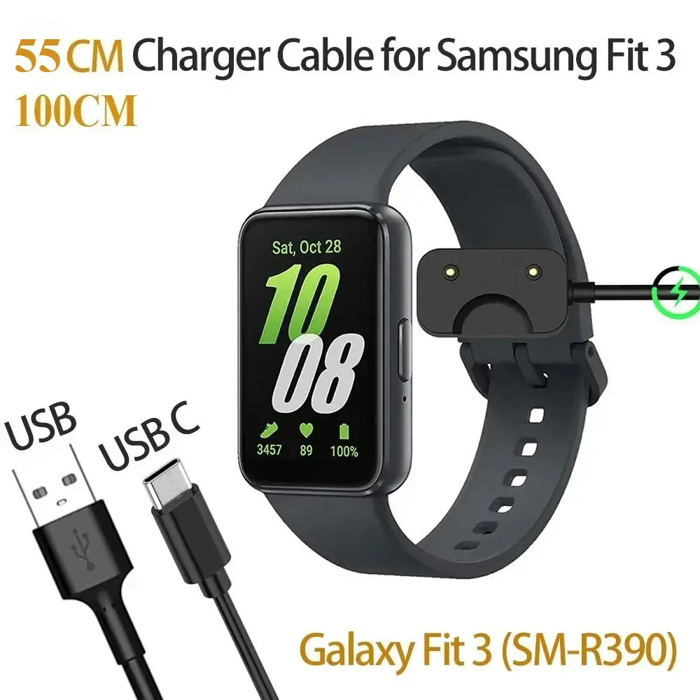USB Charging Cable for Samsung Galaxy Fit3 for Galaxy Fit 3 Charging Cable Replacement SM-R390 Charger Cord for Samsung Fit 3