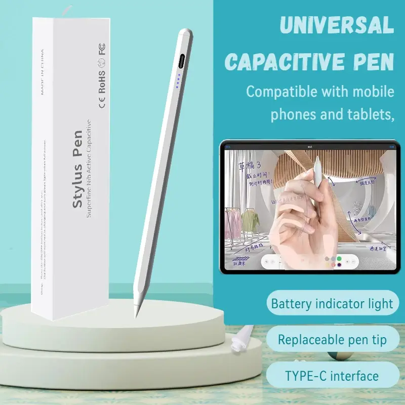 2025 Universal Stylus Pen For Android Windows IOS Mobile Phone/Tablet Capacitive Touchscreen Pen For Samsung Huawei Apple Xiaomi