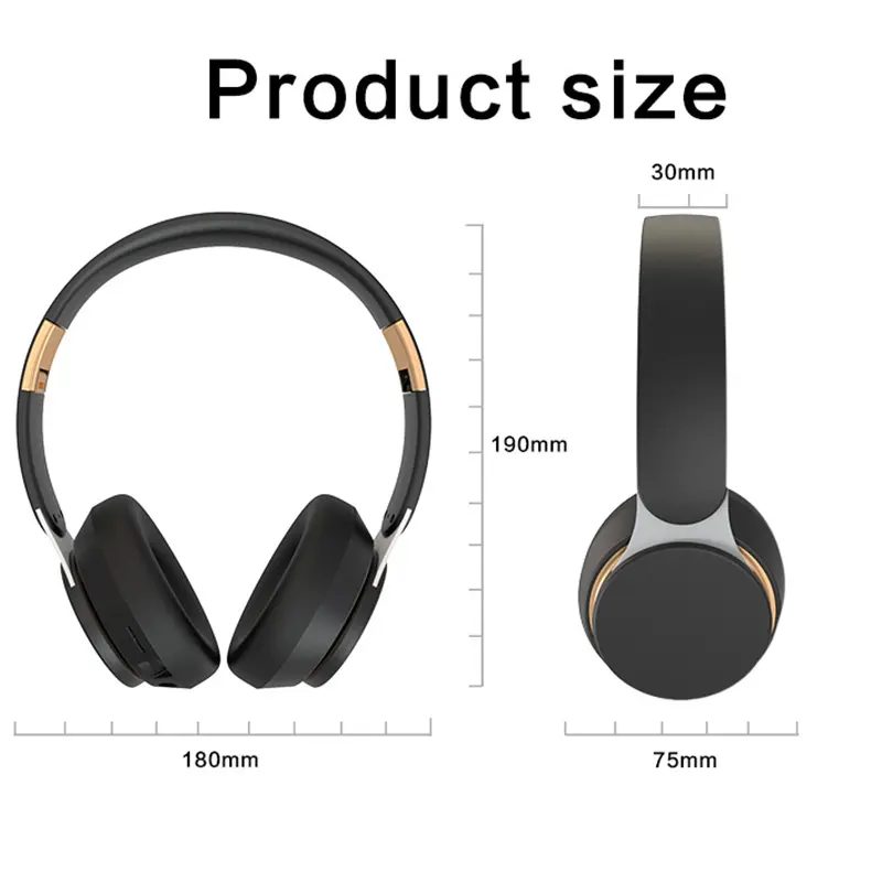 Xiaomi Headphone Wireless  Bluetooth Headset Earhphnoe Wireless Music Gaming Headset With Stereo Sound With Mic/3.5mm Audio Jack