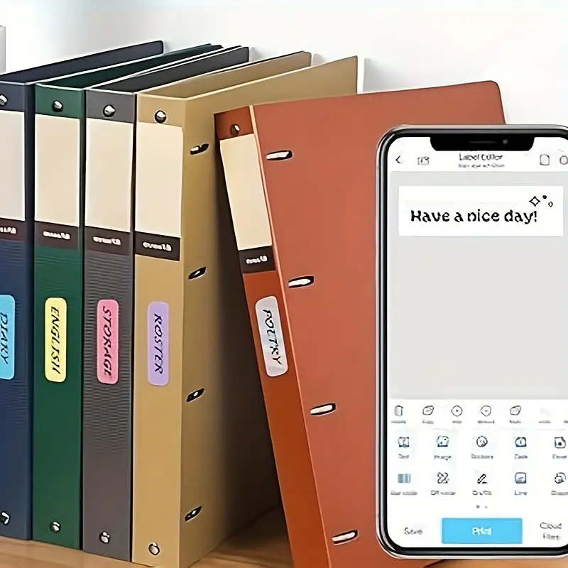 Marklife Portable Printer B1 B21 P50 Thermal Printer Wireless Self-Adhesive Printer Tag Price Machine for Office School Kitchen