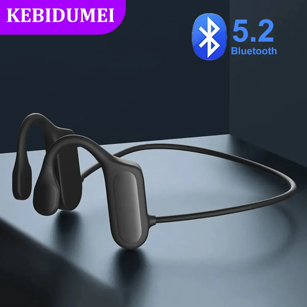 Bluetooth 5.2 Earphones Ear Hook Headphones TWS Wireless Headsets 360 Bend Arbitrarily Noise Reduction Earbuds for Phone