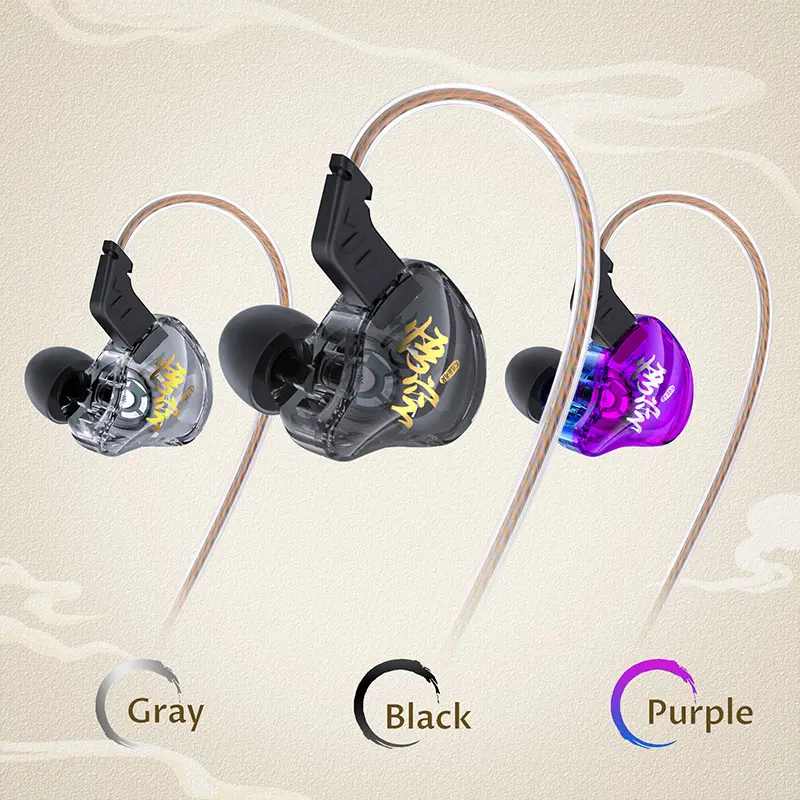 KBEAR MONKIE K01 wukong HIFI Sound in ear Earphones Wired  Immersive Gaming Earbuds