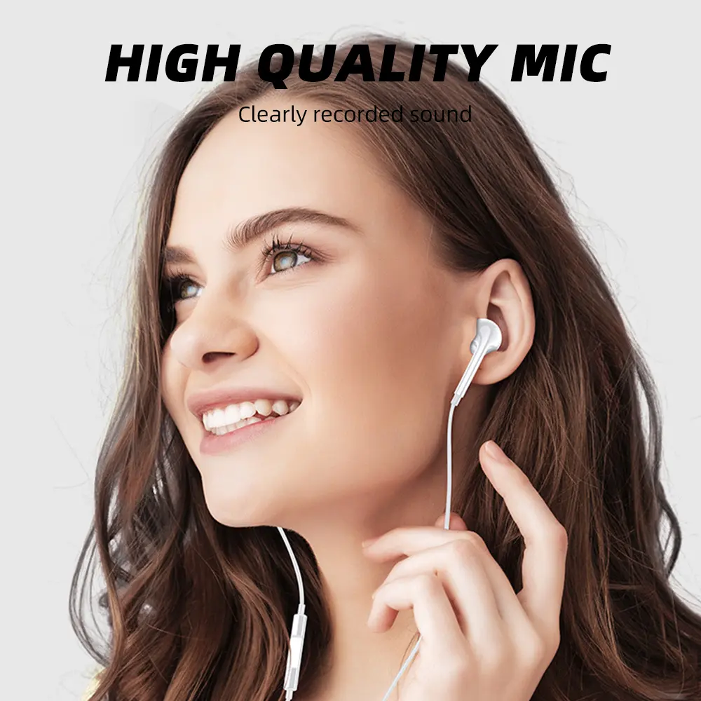 Wired Bluetooth Earphones for Apple 7 Android Huawei Xiaomi Type-C In Ear Earphones