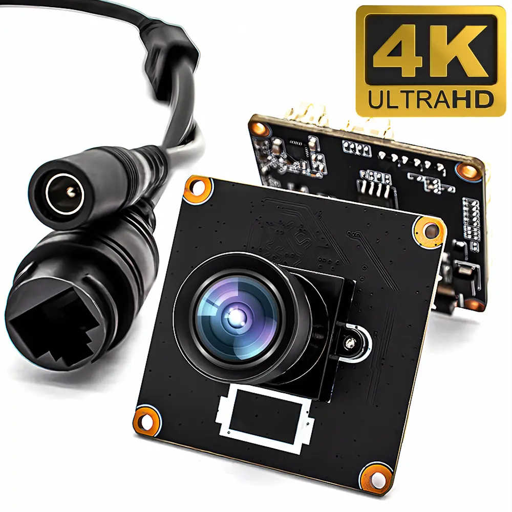 WGWK 4K 30FPS IP Camera Module POE 8MP IMX415 Sensor Real Time Low-illumination 6.2mm 49° No Distortion Lens RTSP Onvif Webcam