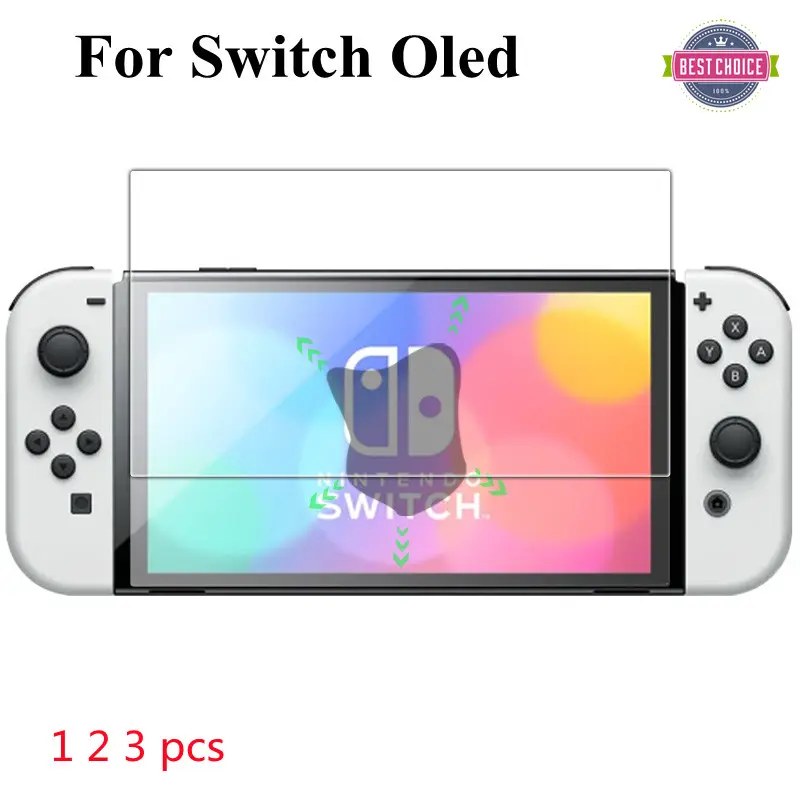 For Nintendo Switch Oled Screen Protector Anti-Scratch Protective Cover NS LCD Screen Protection Skin For Nintendo Switch