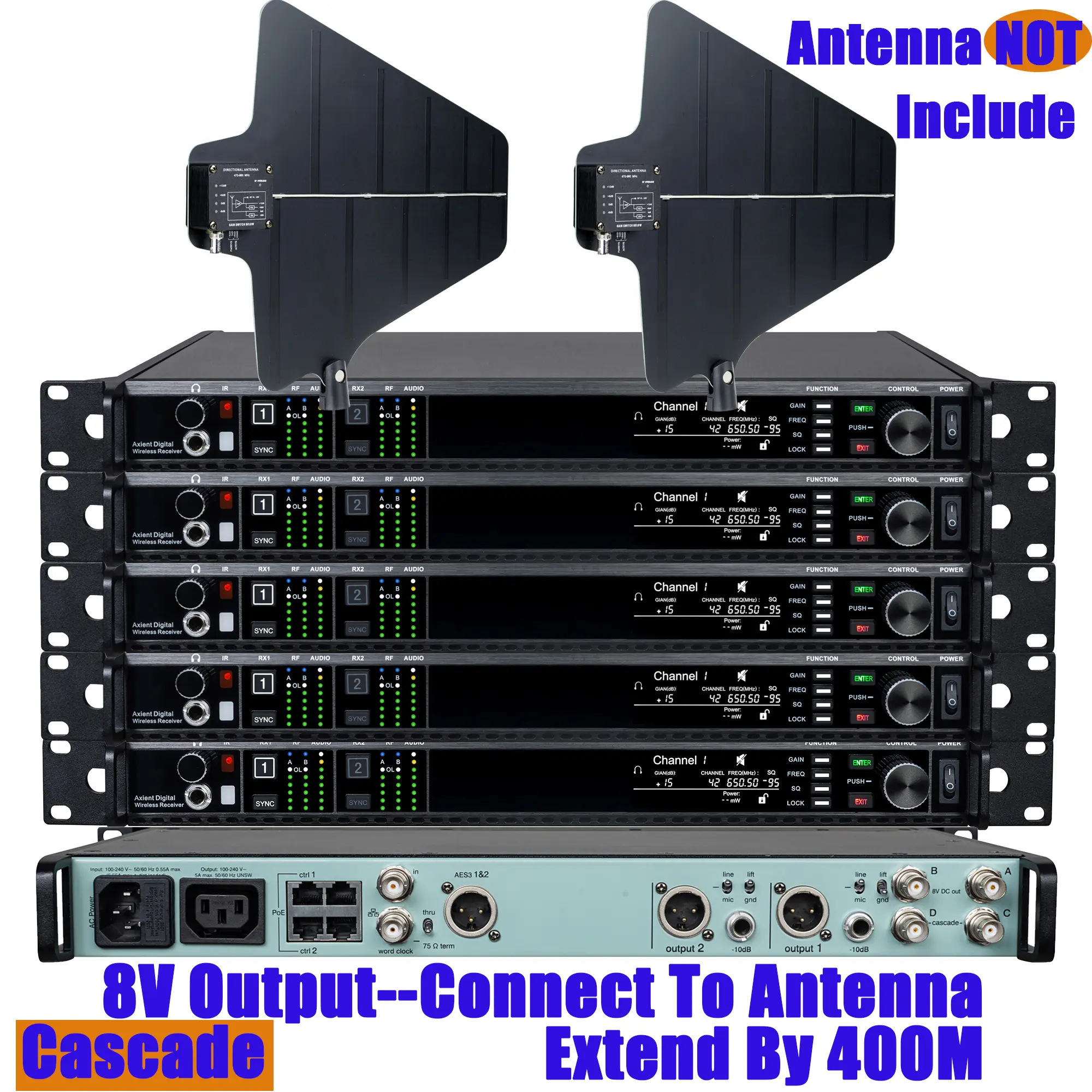 Leicozic 500/600Mhz AD4D-Pro KSM11 KSM9 Professional Condensor Microfone 2 Channel Microphone Wireless For Stage Church Concert