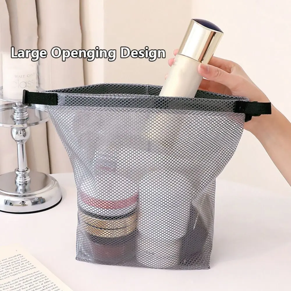 Portable Makeup Cosmetic Storage Bag Swimming Bag Simple Travel Buckle Type Shopping Bag Waterproof Washing Bag