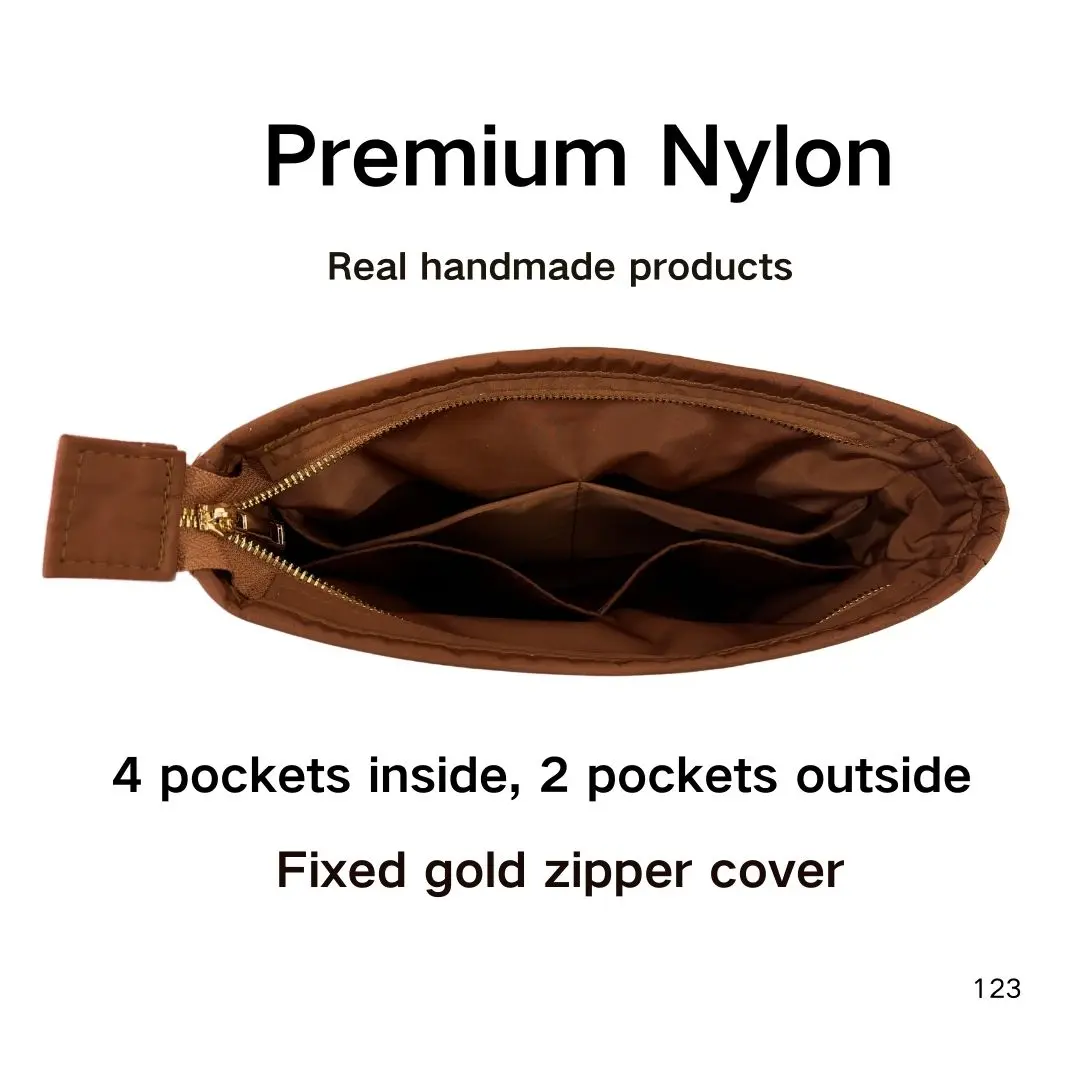 Purse Organizer for H ermes Evelyne 16/29/33 40 Insert Nylon Inner Liner Bag Comestic Pocktet Organizer Fit Mini Luxury Handbag