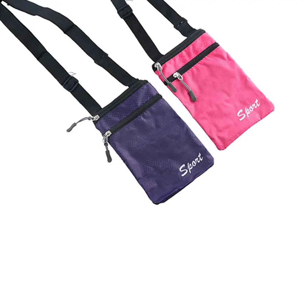 Traveling Outdoor Small Over The Shoulder Simple Fashion Storage Bag Letter Mobile Phone Bag Messenger Bag