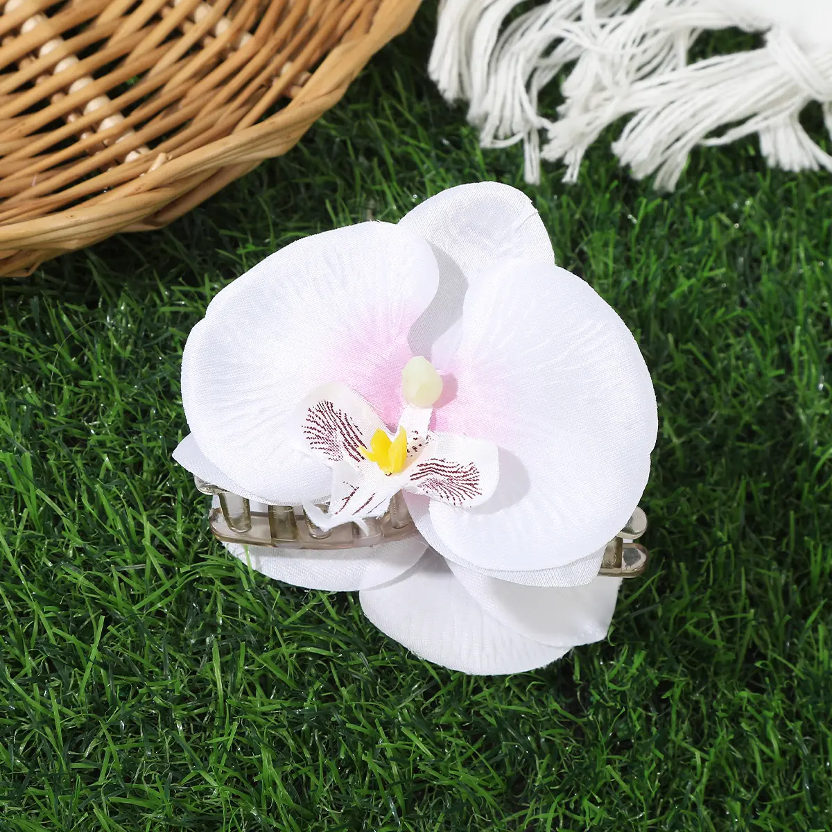 Bohemia Flower Hair Claw Girls Ponytail Hairpin Beach Photo Styling Headwear Fashion Korean Hair Accessories Festival Gift