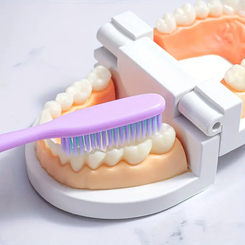 4pcs/set Super Long Toothbrush Soft Fur Large Brush Head Adult Toothbrush Manual Toothbrush Firm Toothbrush