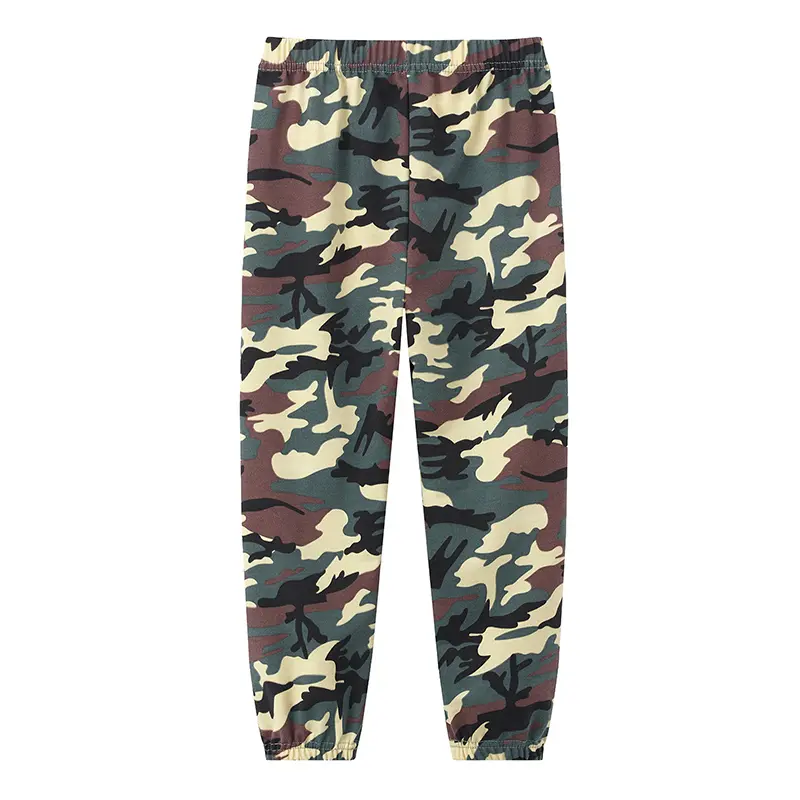 1/3 Pcs Children Choose Camouflage Pants Boys Sports Military Training Cool Handsome 9 Pants Girls Fashion Joker Elastic Waist