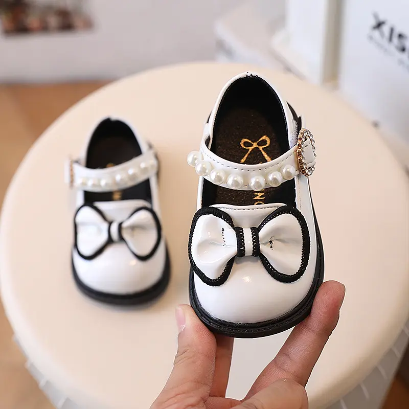 Zapatos Niña Children Leather Shoes Spring Soft Soled Baby Walking Shoes Fashion Princess Shoe Mary Jane Shoe Kids Shoes Lolita