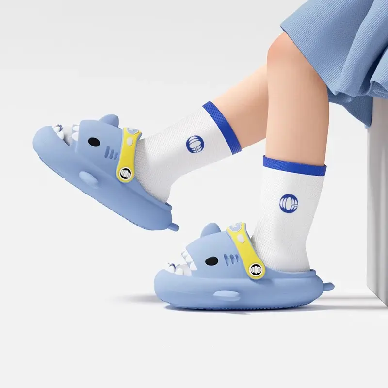 Children's Sandals Shark  Summer Boys & Girls 2025 New Cartoon Anti-Slip Toddler Baby Breathable