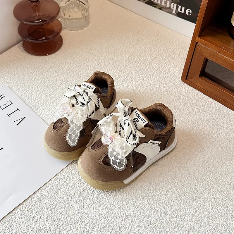 2025 Children Casual Shoes for Girls Autumn New Fashion Korean Style Soft Bottom Anti-slippery Versatile Princess Baby Walk Shoe