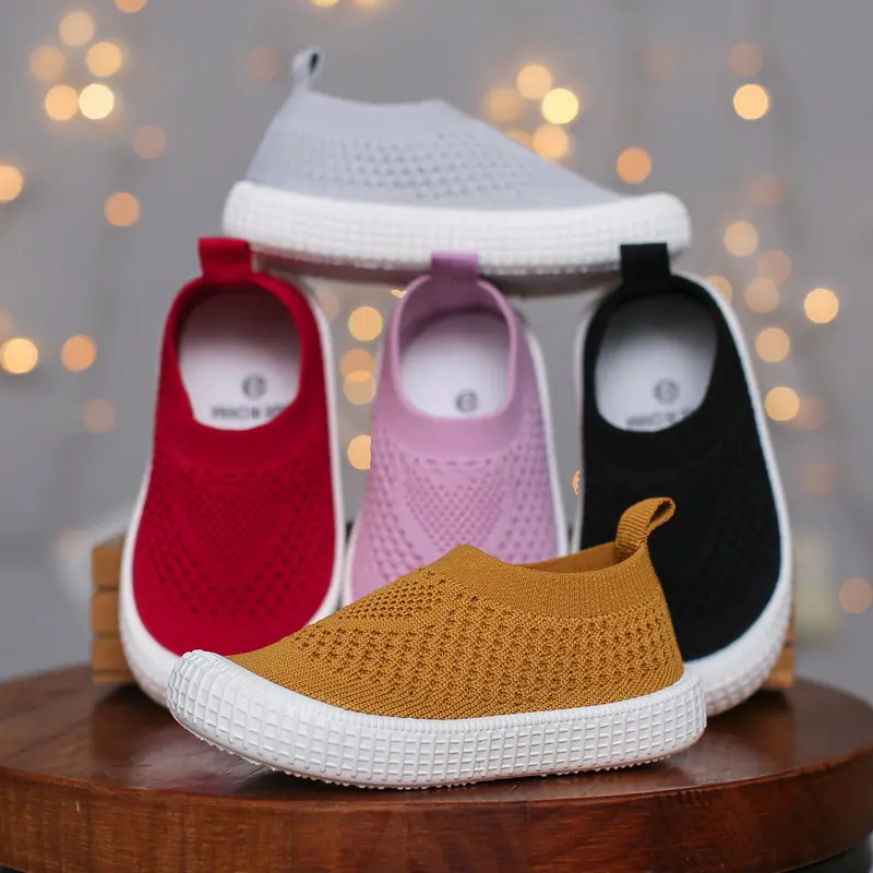 JGSHOWKITO Kids Shoes Boys Shoes Girls Shoes Air Mesh Breathable Soft Running Sports Sneakers For Toddlers Children 21-30 Brand