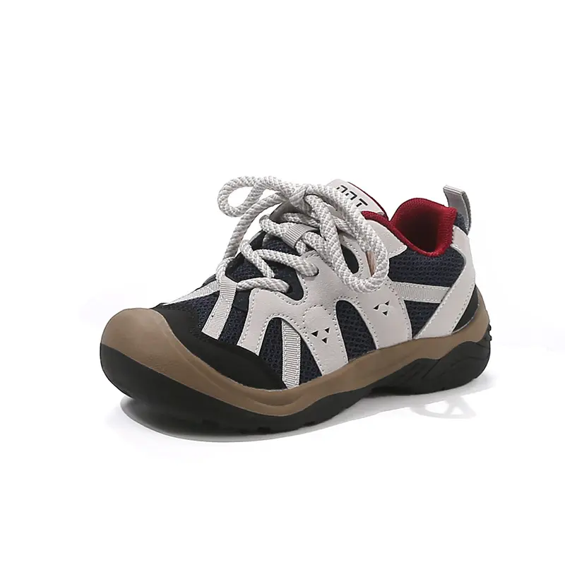 Children Casual Shoes Mesh Breathable Kids Running Shoes Toes Capped 2025 Spring Autumn New Students Sports Tennis Shoes Trendy