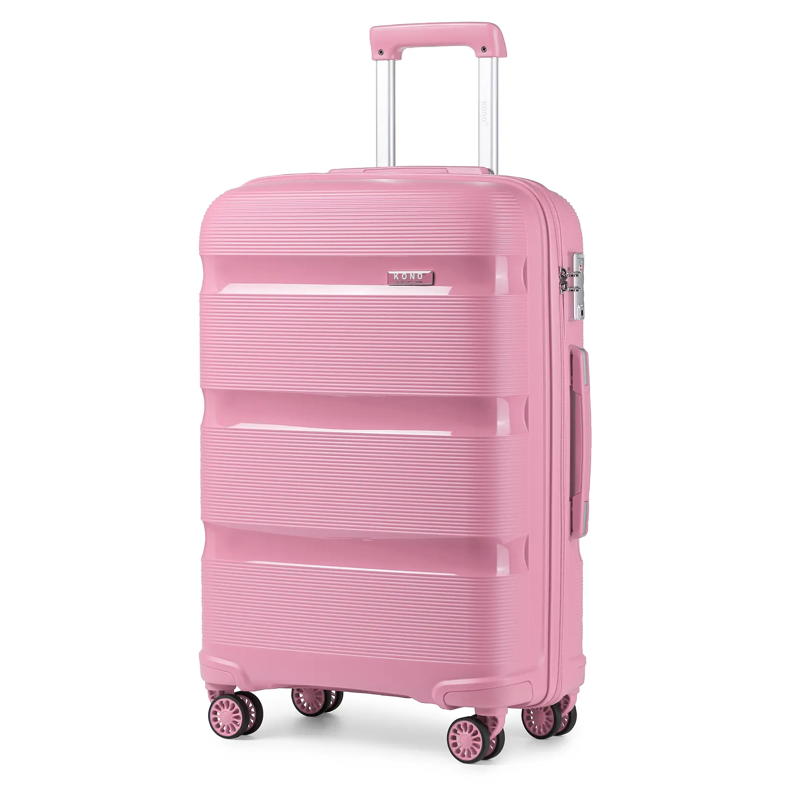 Kono 20" Hardshell Carry-On - Polypropylene Lightweight Luggage with TSA Lock & Smooth Spinner Wheels