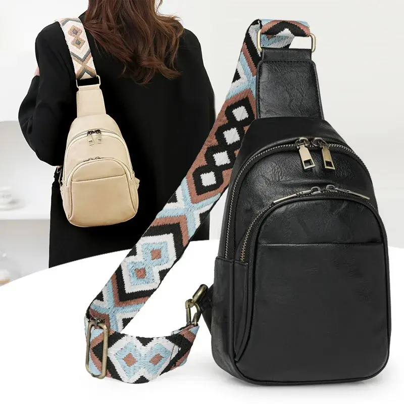 Sling Bag for Women Shoulder Tote Blet Bags Backpack Pack Travel Purse Leather Chest Daypack Crossbody Backpack Sports Hiking