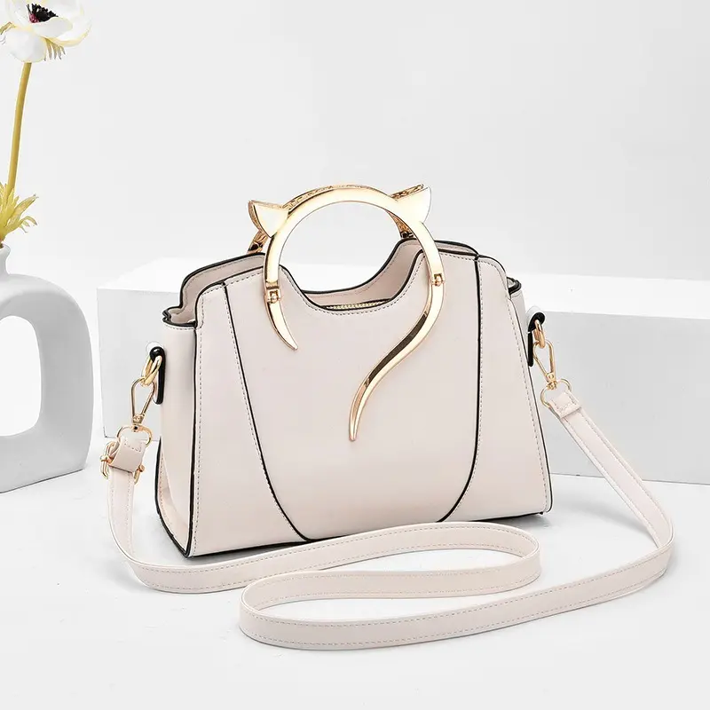 Fashion Leather Shoulder Bag Chain Purse for Women Small Purse Crossbody Bags  Women Trendy Underarm Bag Square Satchel Handbag