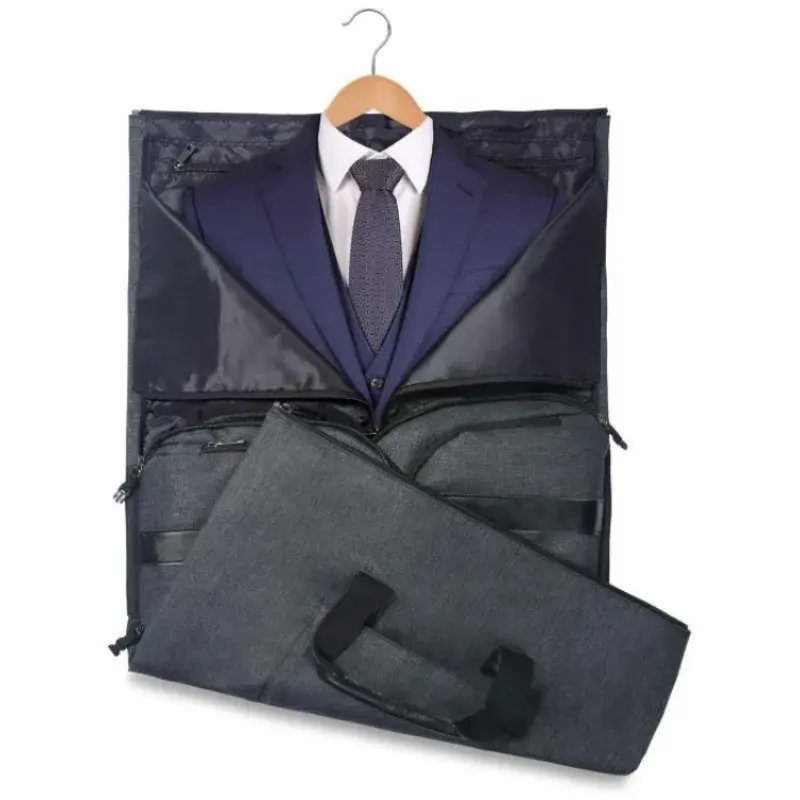 2025 New Business Canvas Travel Luggage Bag Large Capacity Multifunctional Luggage Bag Suit Storage Bag with Shoe Compartment