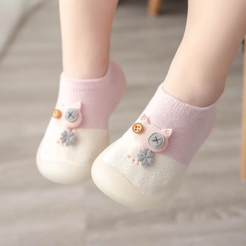 Baby Anti-Slip Floor Socks Soft Sole Infant Booties for Newborn Spring Autumn Animal Indoor Safety Comfort First Walkers Shoes