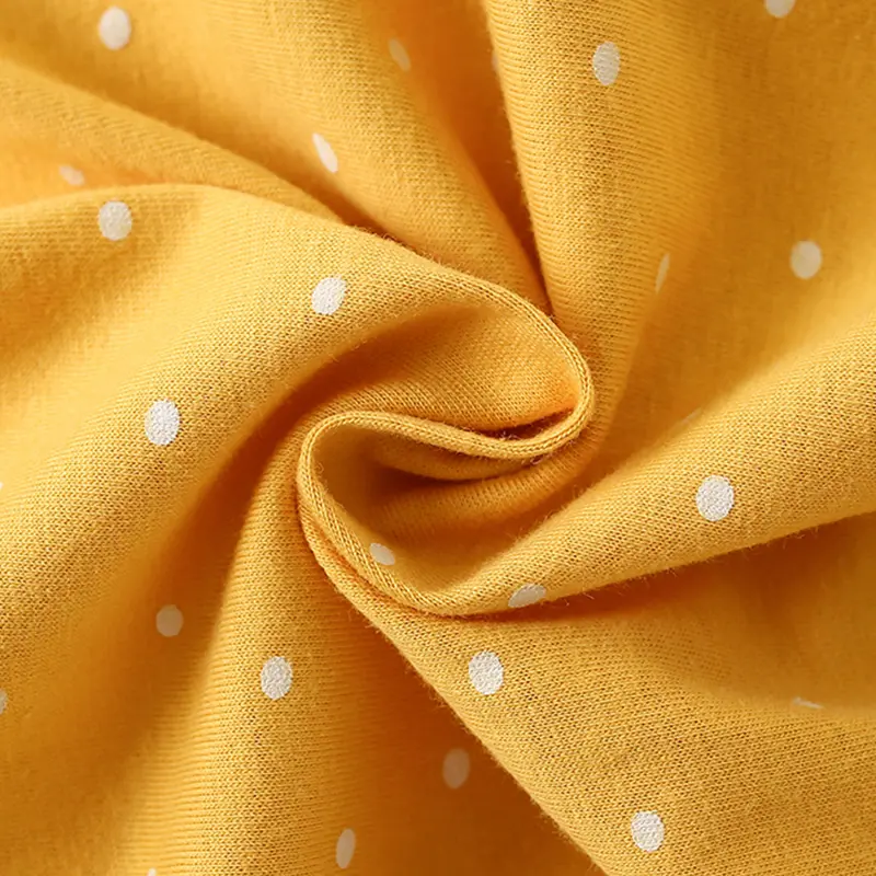 1pcs Autumn Spring Children's T-Shirts Yellow Tops Kids Round Neck Long Sleeve Base Shirt Rabbit Boys Girls Tshirts Clothes