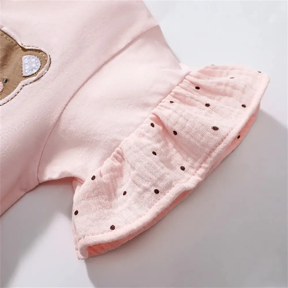 Baby Girls Dress Summer Pink Cute Elegant Princess Dress Birthday Party Clothes 2-7 Years Old