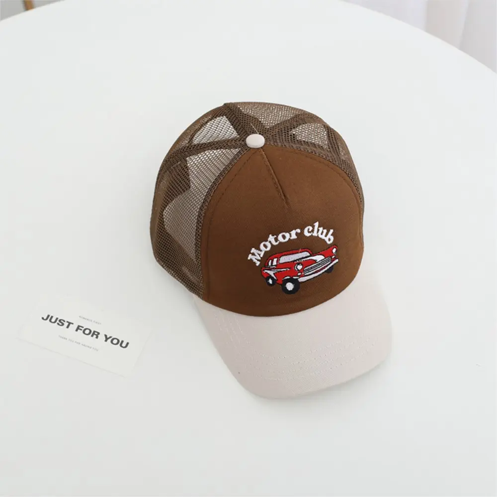 Motor Club Peaked Caps For Kids Cheap Children Boy Outdoor Baseball Cap Girls Cartoon Sport Hat For Kids Child 2-8 Years