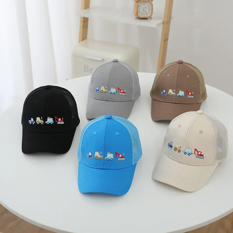 Cute Cartoon Kids Hats For Boys Girls Summer Autumn Baby Baseball Cap Children's Hip Hop Sun Hat Child Visor Caps