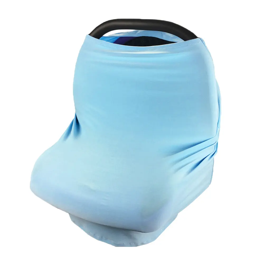Multicolor Infant Car Seat Cover Universal Car Seat Canopy Stretchable Material, Protects Baby from Sun and Wind
