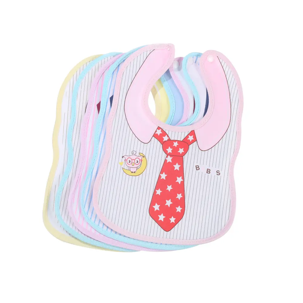 Baby Drool Bibs Cotton Gauze Soft Snap Button Saliva Towel Apron For Infant Adjustable Feeding Bibs Burp Cloths Kids Accessories