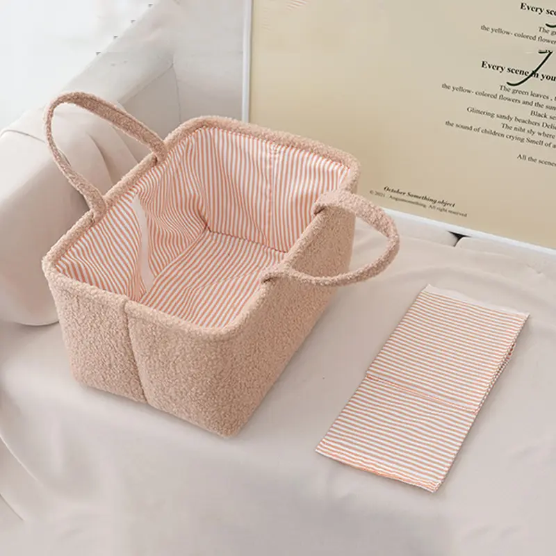 Travel Portable Mommy Bag Diaper Bag Feeding Bottle Storage Handbag Multifunctional Baby Products Organizer Basket