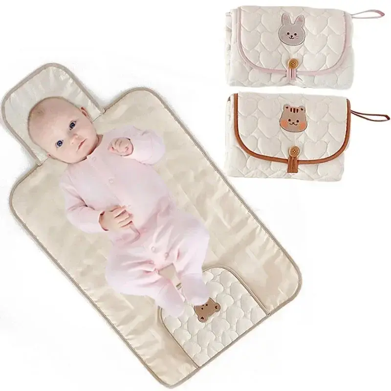 Portable Changing Pad for Baby Diaper Bag and Travel Changing Station Foldable Baby Diaper Changing Pad Waterproof Newborn Diape