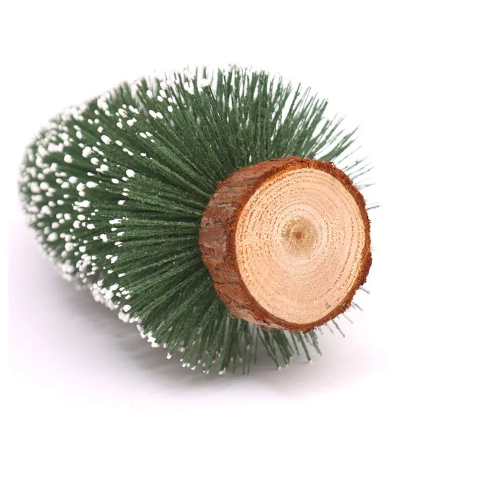 New 1pcs Mini Christmas Tree stick white cedar Tabletop adornment small Xmas Tree Christmas Decoration for Home 10/15/20/25/30cm