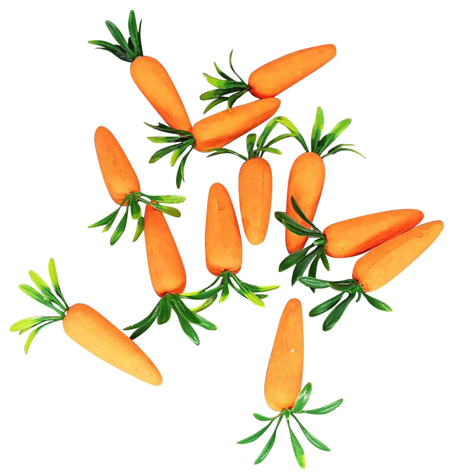 Lots Simulated Carrot Easter Foam Carrot Artificial Vegetable Decoration Supply Children Gift DIY Home Party Artificial Ornament