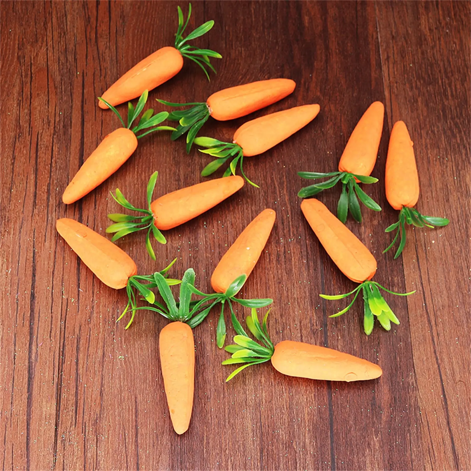 Lots Simulated Carrot Easter Foam Carrot Artificial Vegetable Decoration Supply Children Gift DIY Home Party Artificial Ornament