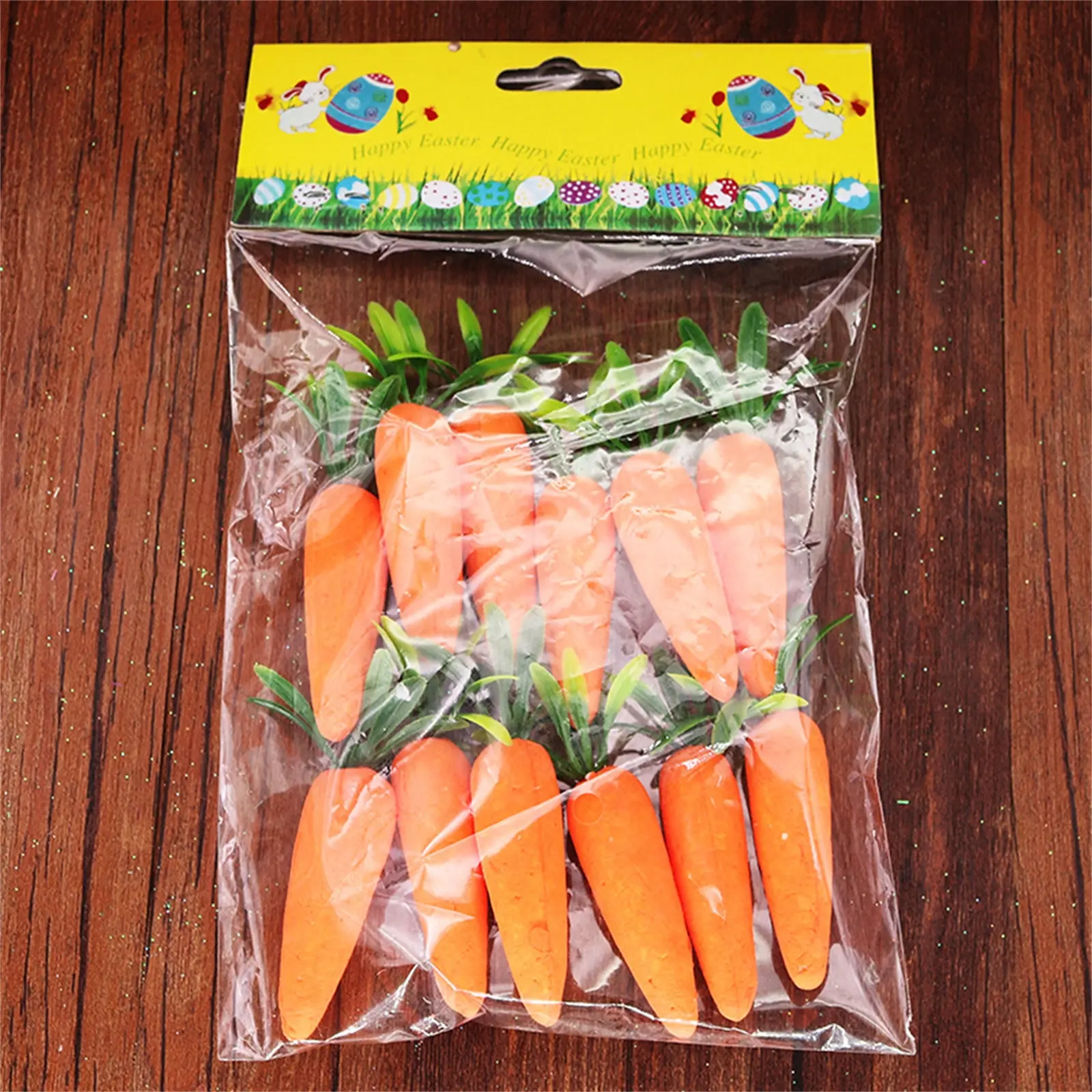 Lots Simulated Carrot Easter Foam Carrot Artificial Vegetable Decoration Supply Children Gift DIY Home Party Artificial Ornament