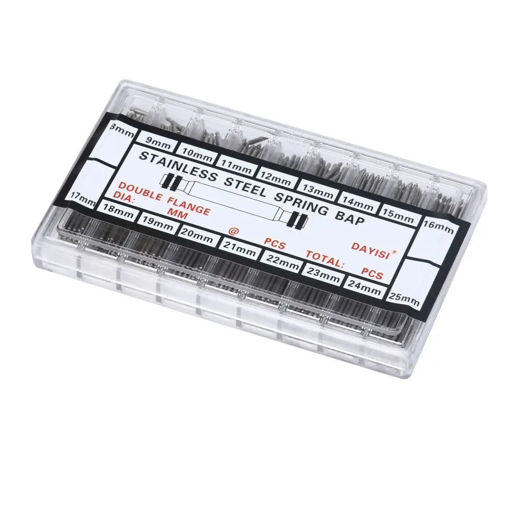 8-25mm Watch Band Spring Bars Strap Link Pins Repair Watch Link Pins Tool Sets Professional Tool Accessories