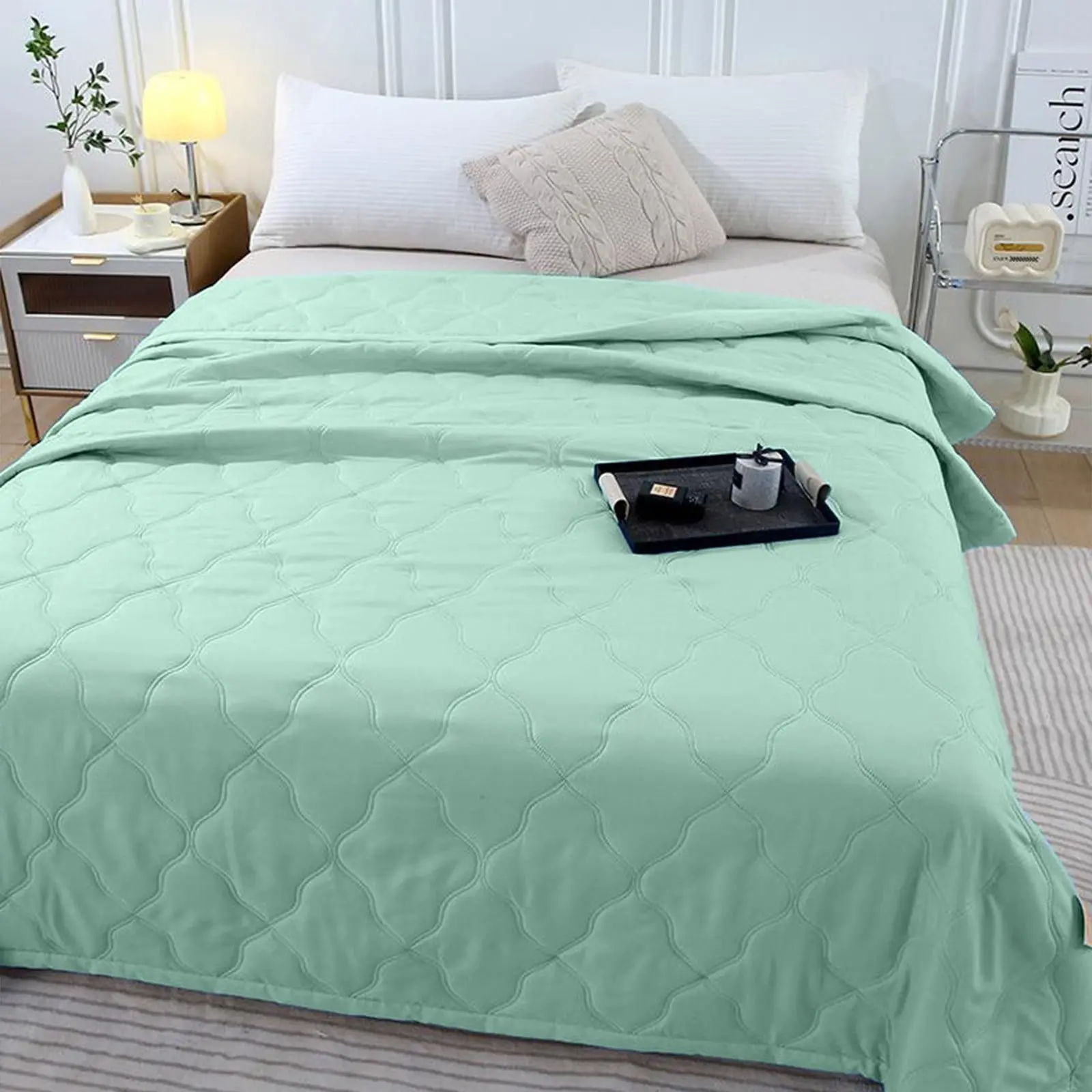 New Double Sided Cooling Blanket Cold Effect Skin-Friendly Conditioning Quilt Spring Summer Breathable Cooler Quilt