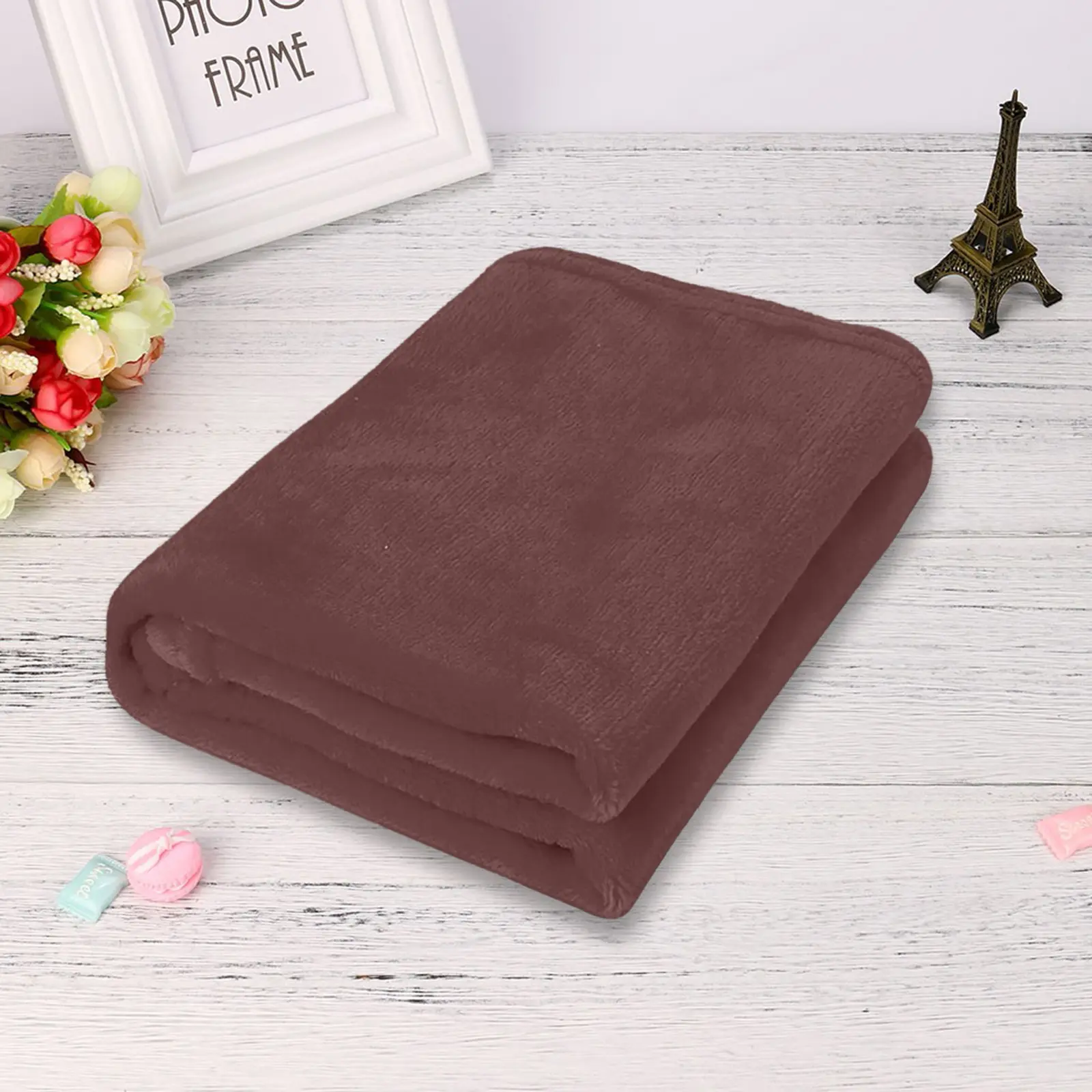 Winter Flannel Blankets For Beds Solid Blue Soft Warm Thin Coral Fleece Bedspread Sofa Cover Faux Fur Plaid Blanket