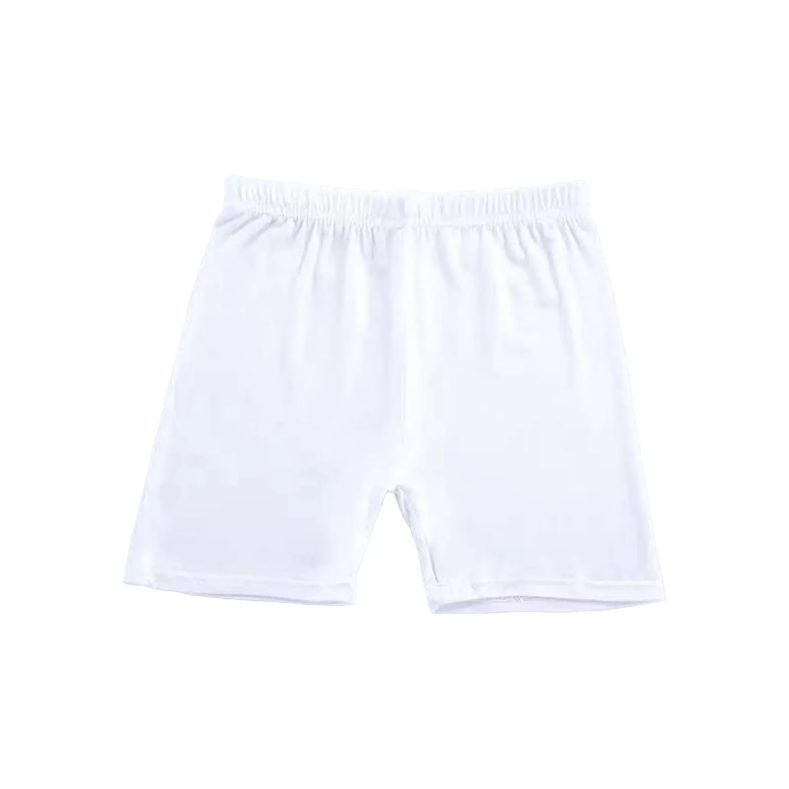 Girls Summer Safety Leggings Cycling Pants Children Anti-emptied Stretch Solid Color Mid-rise Yoga Dancing Shorts 1PC