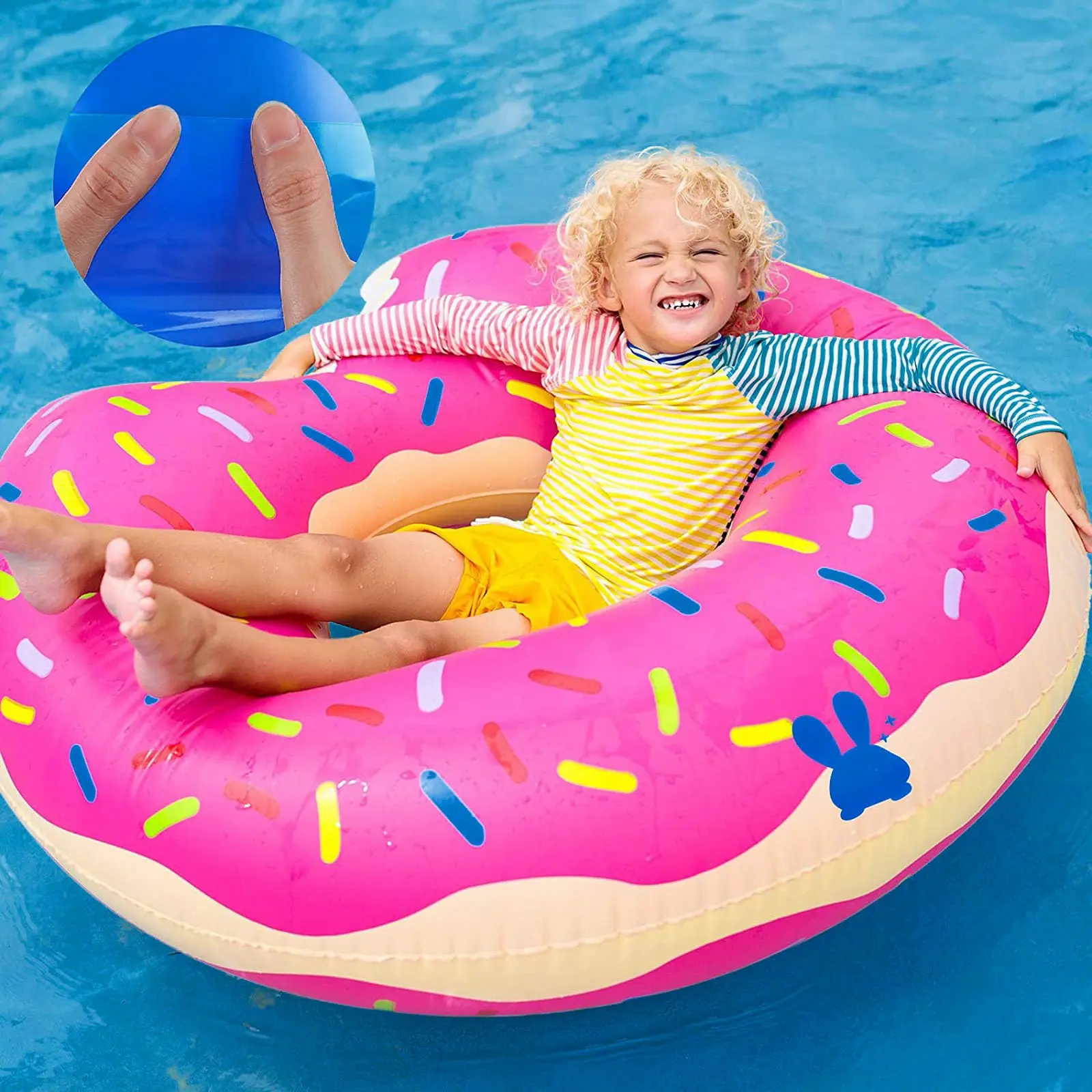 6-24pcs Self-Adhesive Pool Repair Patch Swimming Pools Repair Patches Sticker PVC Repair Kit for Swim Ring Toys Inflatable Boat