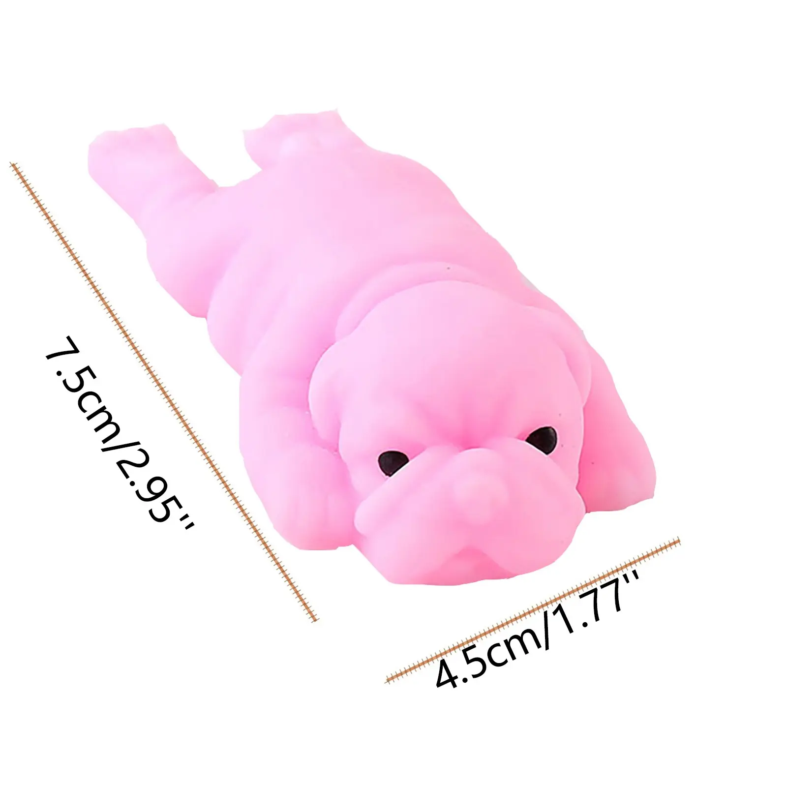 Squishy Dogs Anime Fidget Toys Puzzle Creative Simulation Decompression Toy Kawaii Dog Stress Reliever Toys Party Holiday Gifts